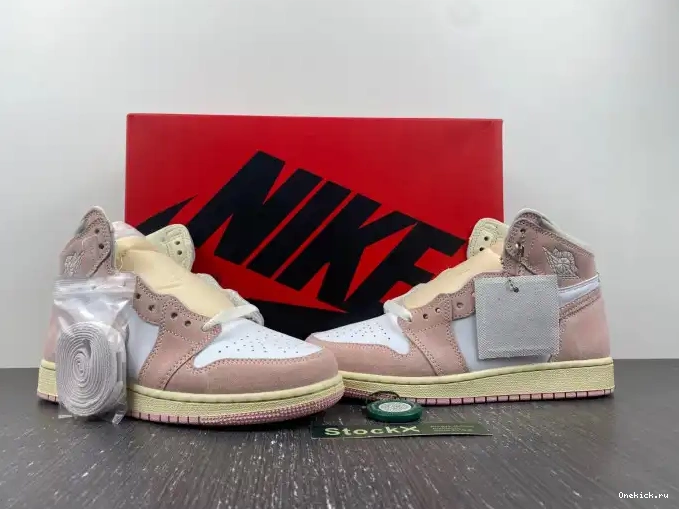 One Kick High Jordan Pink OG Washed Retro (Women's) 1 Air FD2596-600 0612